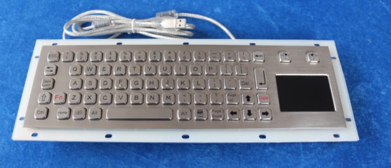 keyproline clavier inox avec touchpad a343tp