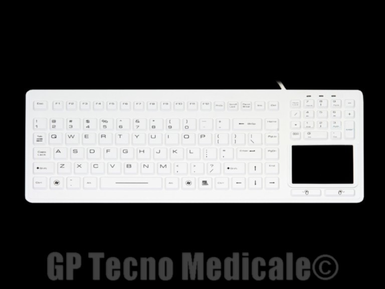Clavier médical filaire IP68 avec touchpad GPK-440T