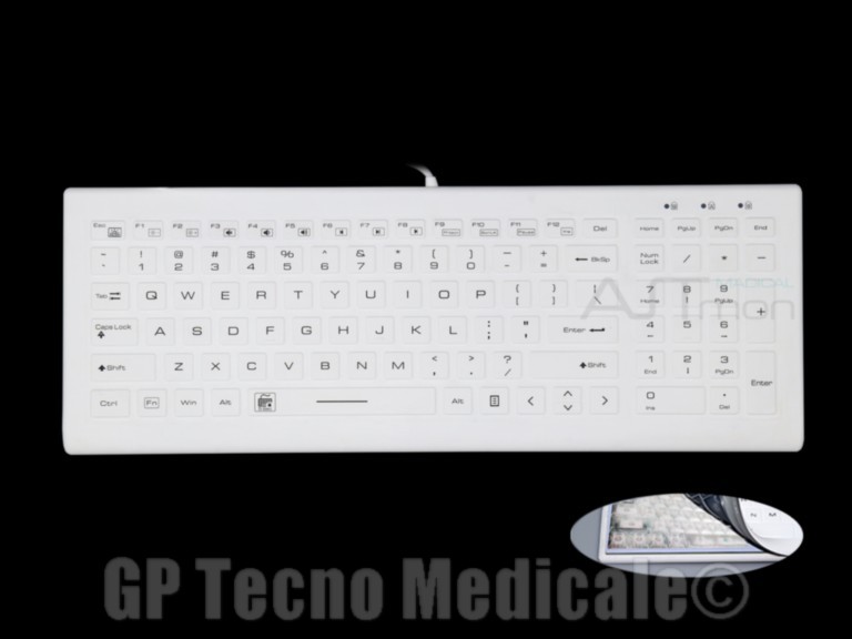 Clavier médical IP68 GPK-420 option rétro-éclairage