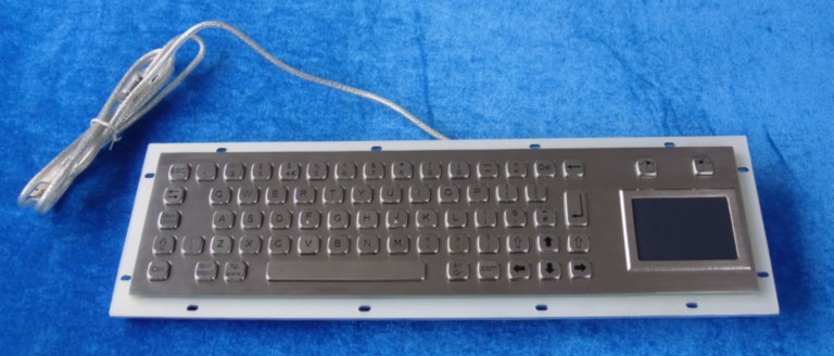 keyproline clavier inox avec touchpad a392tp