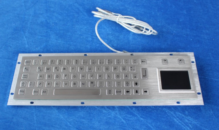 clavier inox avec touchpad b392tp keyproline clavier inox avec touchpad b392tp