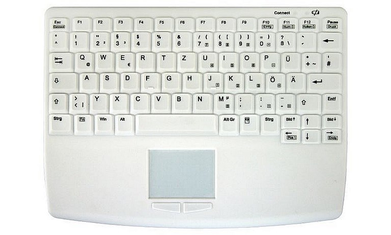 keyproline clavier medical sans fil avec touchpad ak-4450-gfuvs