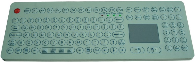 keyproline clavier industriel avec touchpad d399tp-kp-fn-dt