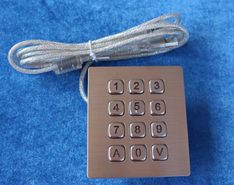 keyproline pavé numerique industriel et anti-vandale rétroéclairé a88kp