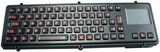 keyproline clavier industriel rétro-éclairé avec touchpad  m380tp-bt