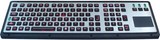 keyproline clavier industriel rétro-éclairé avec touchpad m460tp-kp-fn