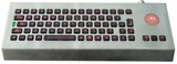 keyproline clavier industriel rétro-éclairé avec trackball m380-ctb-dt