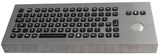 keyproline clavier industriel rétro-éclairé avec trackball m380-ctb-fn-dt