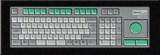 keyproline clavier industriel avec touchpad e95m-w
