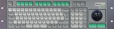 keyproline clavier industriel avec trackball rack 19 pouces e95tb-r